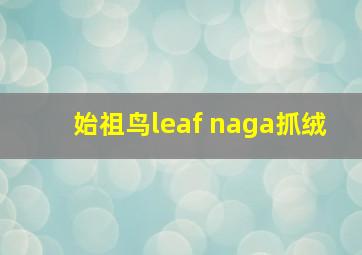 始祖鸟leaf naga抓绒